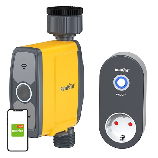 RainPoint 1 zónás öntözésvezérlő alkalmazással (TTV103FRF + TWG004WR)