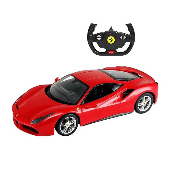 RASTAR 1:14 RC távirányítós autó Ferrari 488 GTB piros (75600)