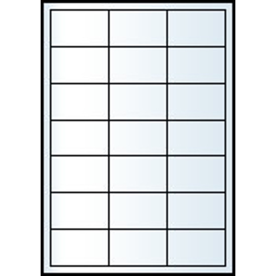 RayFilm R0ECO 0533A 70x41mm 3 pályás univerzális etikett 21 címke/ív 100ív/doboz