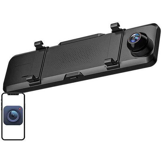 Redtiger T700 Dash cam tükörkamera GPS (4K, érintés)