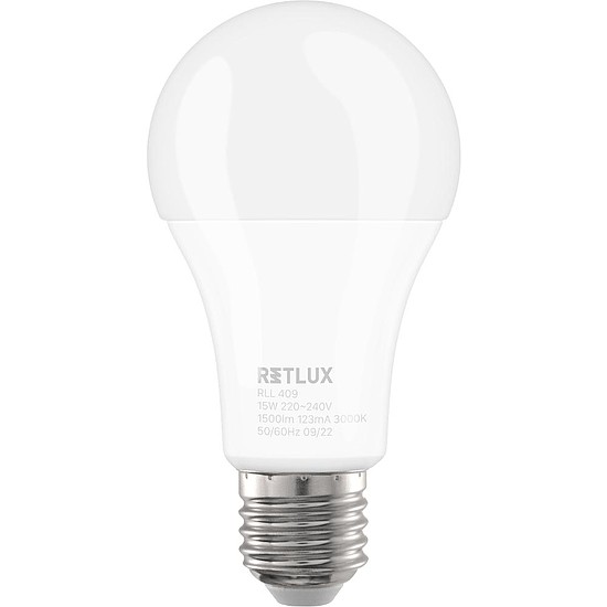 RETLUX RLL 409 A65 E27 izzó 15W WW EOL