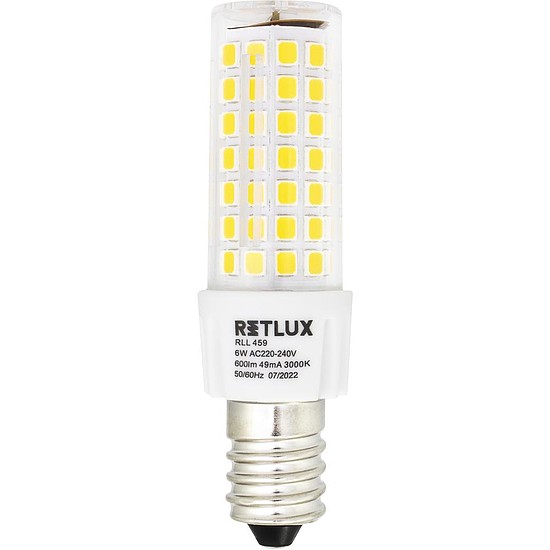 RETLUX RLL 459 E14 6W sütő izzó WW