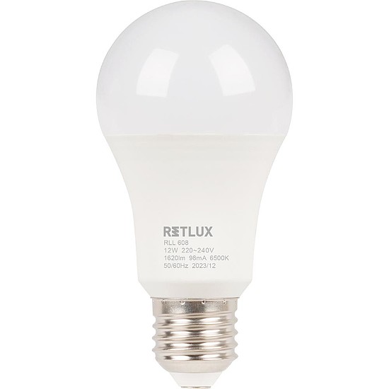 RETLUX RLL 608 A60 E27 izzó 12W DL D