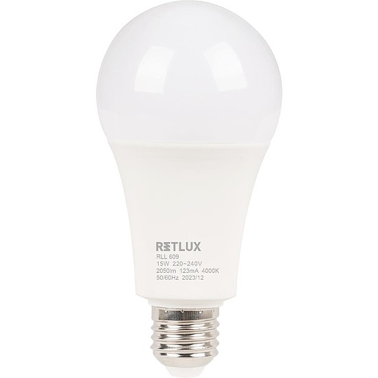 RETLUX RLL 609 A70 E27 izzó 15W CW D
