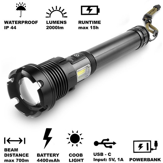 RETLUX RPL 401 Taktikai elemlámpa + PB