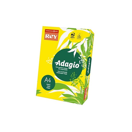 Rey Adagio A4 80gr. színes fénymásolópapír élénksárga 500 ív / csomag / 336103