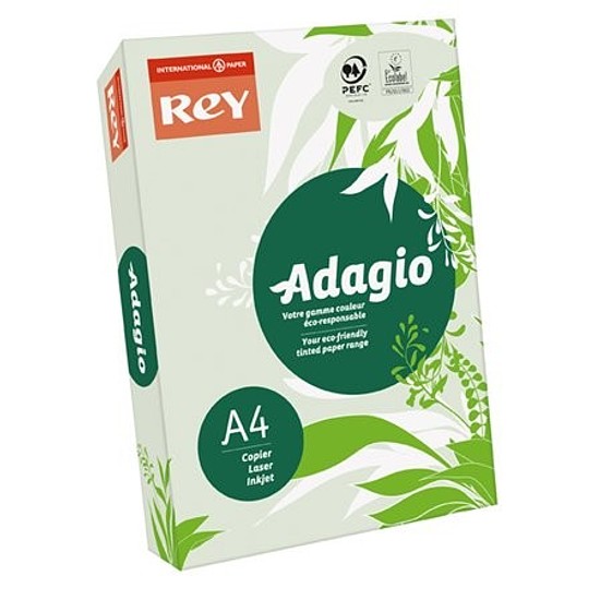 Rey Adagio A4 80gr. színes fénymásolópapír pasztell világoszöld / Bright green 500 ív / csomag / 336044