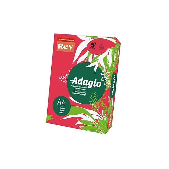 Rey Adagio A4 80gr. színes fénymásolópapír piros 500 ív / csomag / 336133