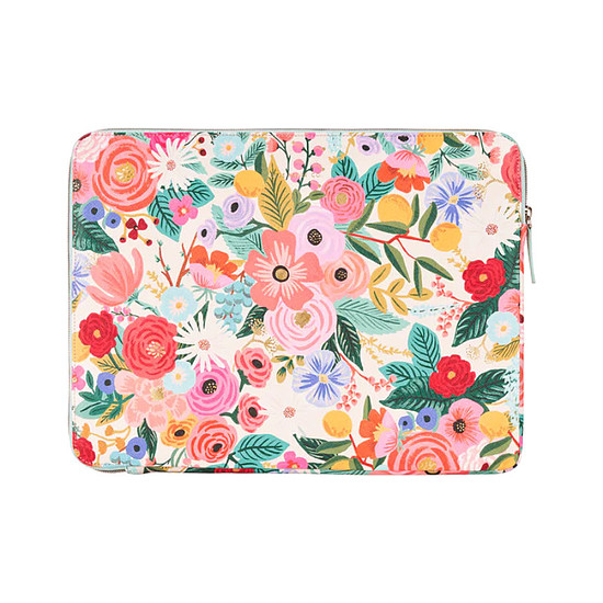 Rifle Paper Laptop Sleeve - Tok MacBook Pro 15" / Laptop 15,6" Garden Party Blush számára (RP050102)
