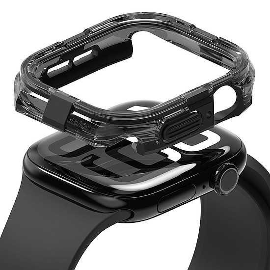 Ringke Fusion lökhárító tok Apple Watch 10 46mm-hez - fekete