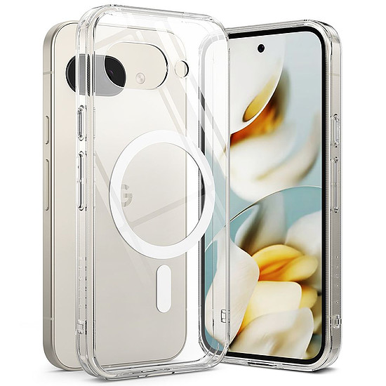 Ringke Fusion mágneses MagSafe tok Google Pixel 9A-hoz - átlátszó