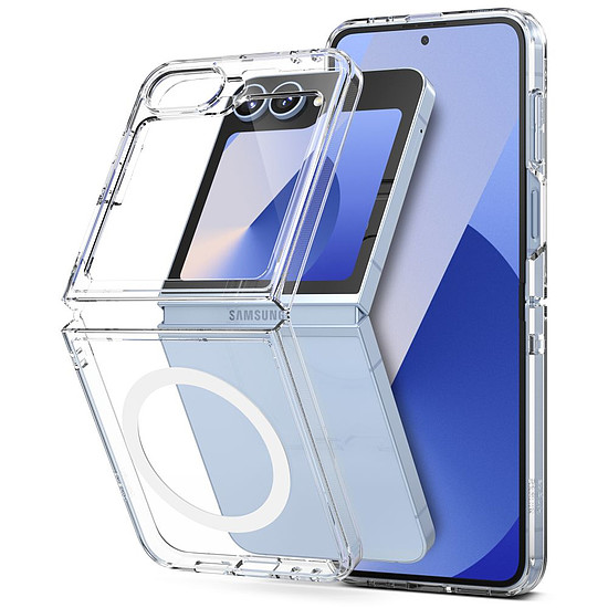 Ringke Fusion MagSafe tok Samsung Galaxy Z Flip 6-hoz - átlátszó