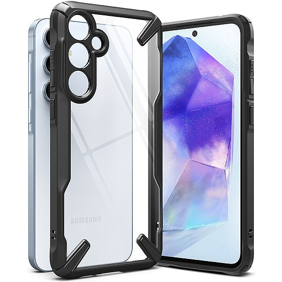 Ringke Fusion X tok Samsung Galaxy A55 5G-hez - fekete