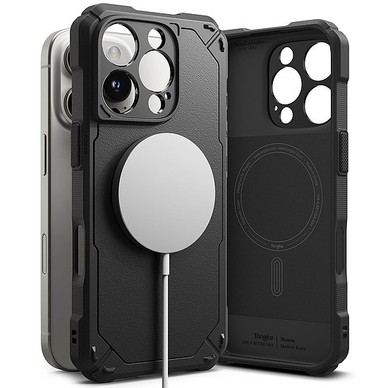 Ringke Rugged Gear MagSafe iPhone 16 Pro Max tok - fekete (188867)