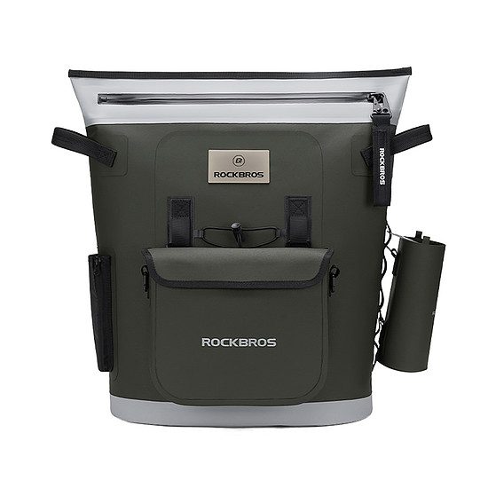 Rockbros 18l-es ergonomikus termo hátizsák szigeteléssel - zöld