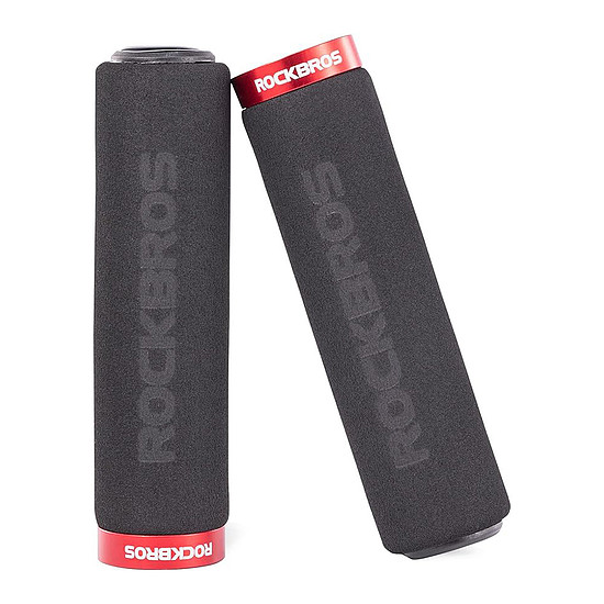 Rockbros BT1001BKRD szivacsos kerékpár kormánymarkolatok - fekete és piros