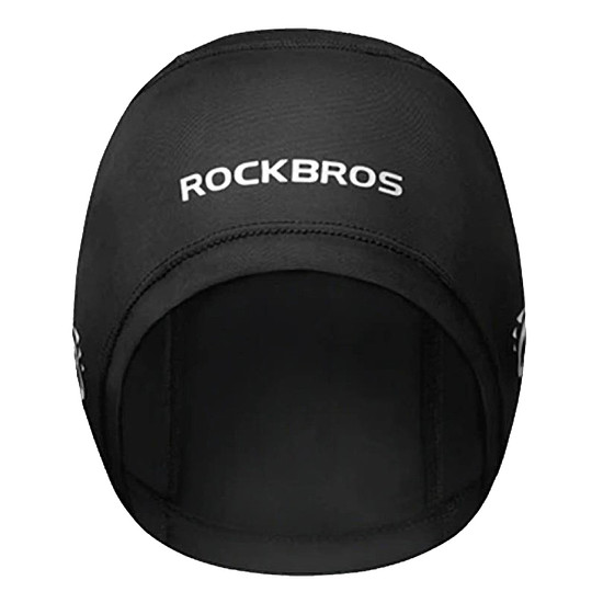 Rockbros YPP037 kerékpáros sapka szemüvegnek való kivágásokkal - fekete