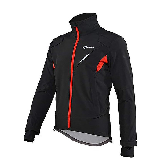 Rockbros YPW021 szélálló kerékpáros sportkabát L-es méret - fekete