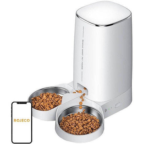 Rojeco 4L automata állatetető WiFi változat dupla tállal (PTM-001-dual)
