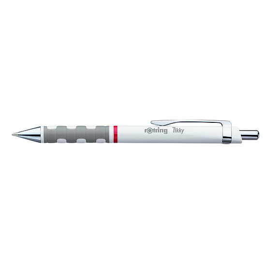 Rotring Tikky golyóstoll fehér, műanyag, nyomógombos SDRS0770890