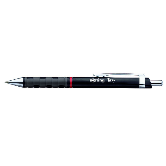 Rotring Tikky golyóstoll fekete, műanyag, nyomógombos SDRS0770910