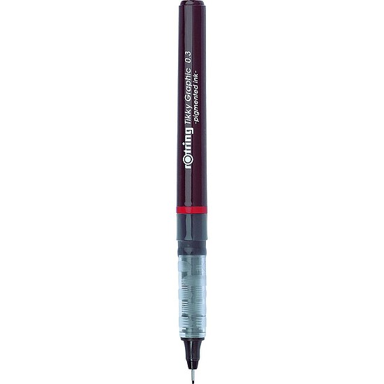 Rotring Tikky Graphic tűfilc fekete, fény- és vízálló pigmentált tintával 0,3mm 1904753
