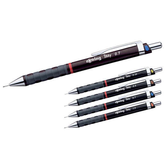 Rotring Tikky nyomósirón borvörös 0,7mm SDRS0770470