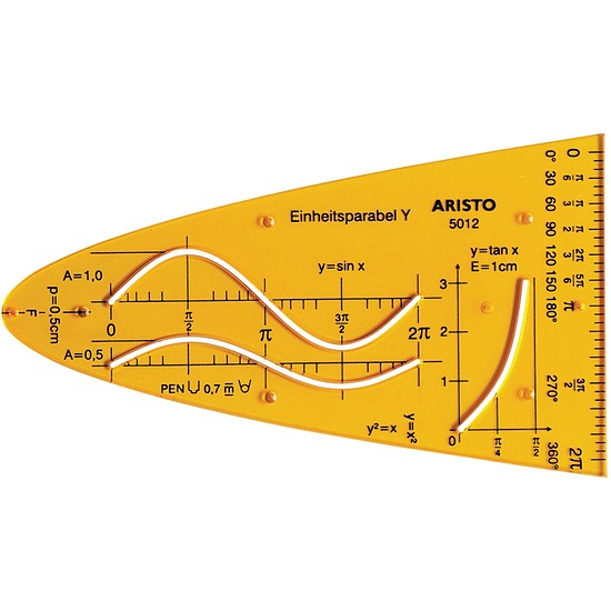 Sablon parabola, Aristo Function Curve Y (GEO5012)