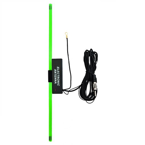 SAL 91110 autóantenna erősítővel, belső, szélvédőre ragasztható, öntapadós, 340mm, DIN