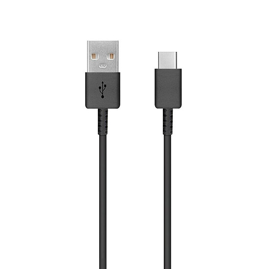 Samsung - adatkábel (EP-DR140ABE) - USB-C típusú, gyorstöltés, 2,1 A, 480 Mbps, 0,8 m - fekete (tömeges csomagolás) (KF2315173)