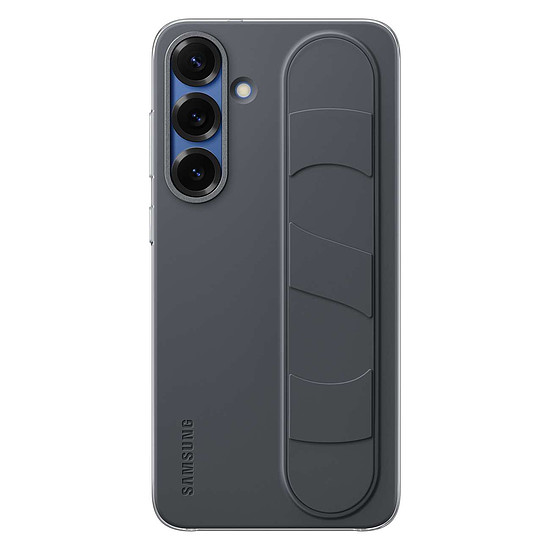 Samsung EF-GS931CBEGWW álló markolatú szilikon tok tartóval / állvánnyal Samsung Galaxy S25 készülékhez - fekete