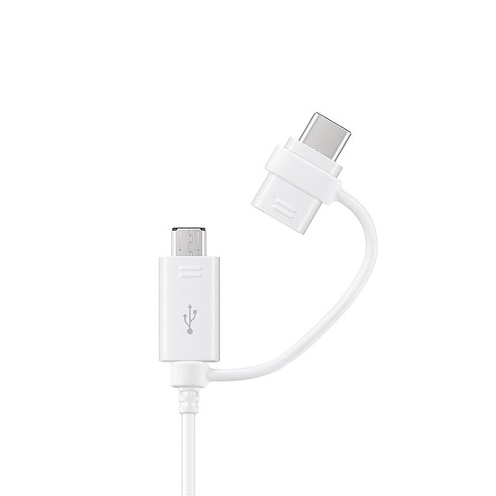 Samsung USB Type-C és Micro USB 2az1-ben kábel fehér (EP-DG930DWEGWW)