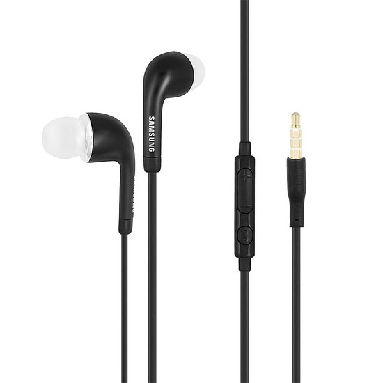 Samsung - Vezetékes fülhallgató (EHS64AVFBE) - Jack 3,5 mm, mikrofon, fülbe helyezhető, 1,2 m - fekete (tömeges csomagolás) (KF2315179)