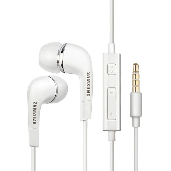 Samsung - Vezetékes fülhallgató (EHS64AVFWE) - Jack 3,5 mm, mikrofon, fülbe helyezhető, 1,2 m - fehér (tömeges csomagolás) (KF2315180)