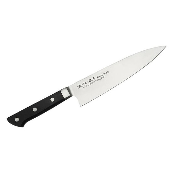 Satake 802-789 Satoru Gyuto (Séf) japán konyhakés, 21 cm penge hossz, rozsdamentes acél, kemény műanyag markolat