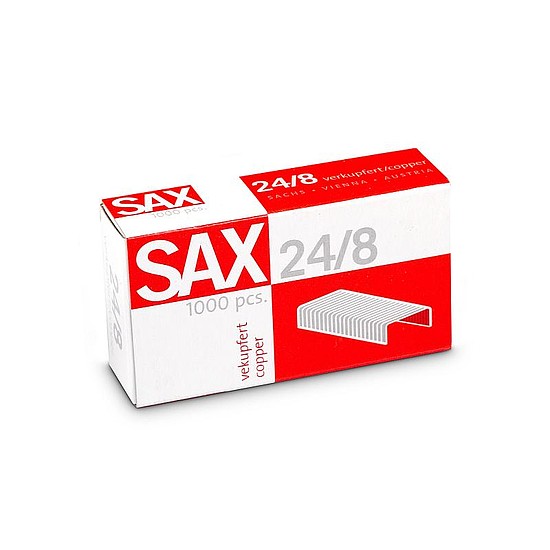 Sax tűzőkapocs 24/8 1000 db/doboz