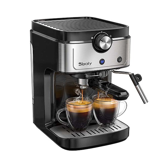Sboly 2in1 kávéfőző Nespresso kapszulához és őrölt kávéhoz (SYCM-265EA)