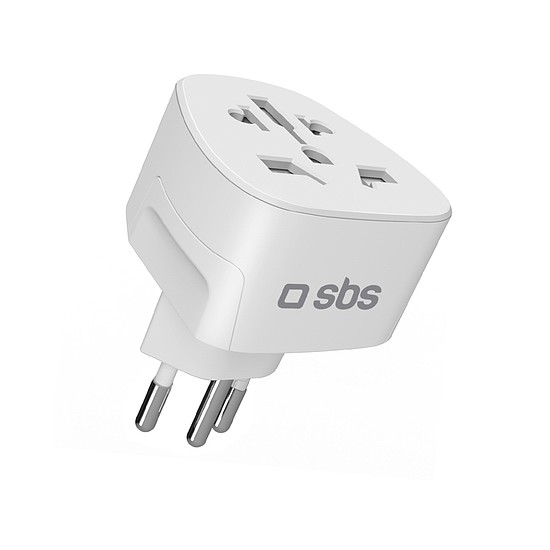 SBS CH Utazó Adapter - Univerzális - Fehér