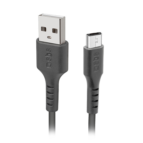 SBS TECABLEMICRO2K USB-A - Micro-USB kábel 2 m - Fekete