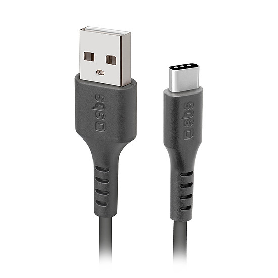 SBS TECABLETC220K USB-A - USB-C kábel 2 m - fekete