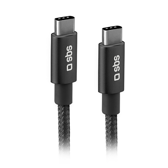 SBS TECABLETCC20BK USB-C kábel - USB-C 25W tápellátás 1.5m - szürke