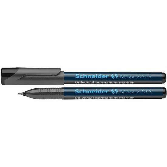Schneider 220 OHP alkoholos rostirón fekete, tűhegy 0,4mm 10db/doboz