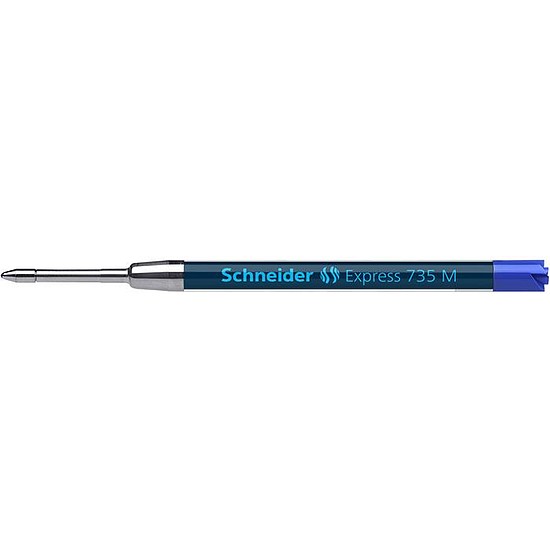 Schneider Express 735 golyóstoll betét, fém, 0,5mm kék írásszín