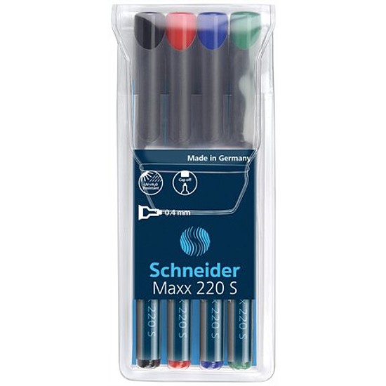 Schneider Maxx 220 OHP S alkoholos rostirón tűhegy 0,7mm 4db-os készlet