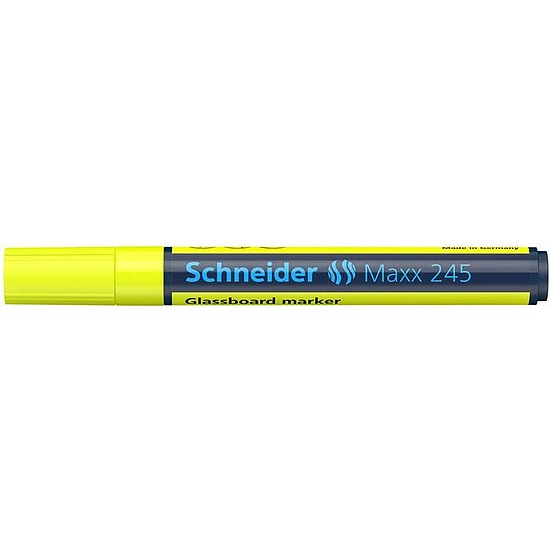 Schneider Maxx 245 üvegtábla marker, 1-3 mm sárga