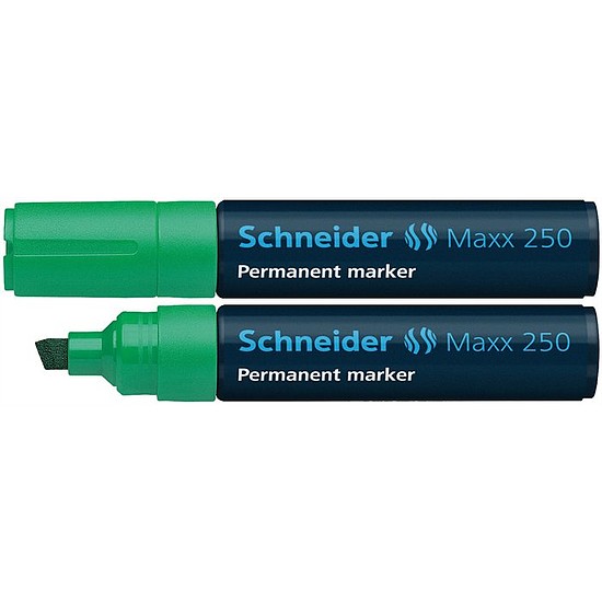 Schneider Maxx 251 alkoholos marker zöld, vágott hegy 2-7mm