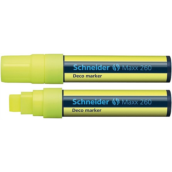 Schneider Maxx 260 folyékony krétamarker sárga 5-15 mm