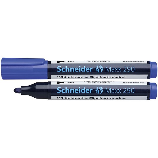 Schneider Maxx 290 tábla- és flipchart marker kék 2-3 mm kerek hegy utántölthető