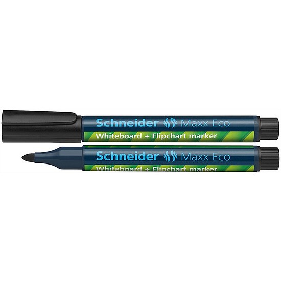 Schneider Maxx Eco 110 tábla- és flipchart marker fekete 1-3 mm kerek hegy utántölthető 