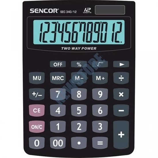 Sencor SEC 340/12 számológép asztali 12 számjegy